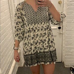 Black and white dress